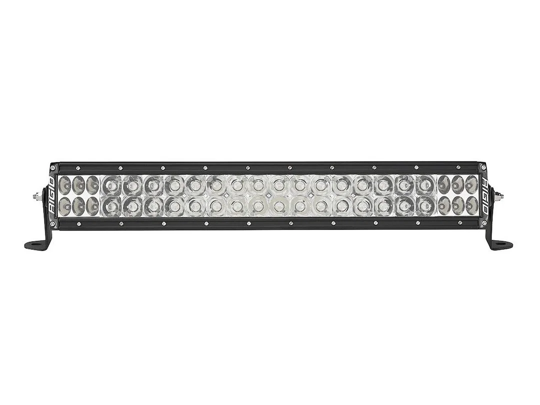 122313 – RIGID IND Light Bar, LED 20 Inch Length 40 Clear Bulb 319 Watt/ 23 Amp Draw Spot/ Driving Combo Beam 34848 R...